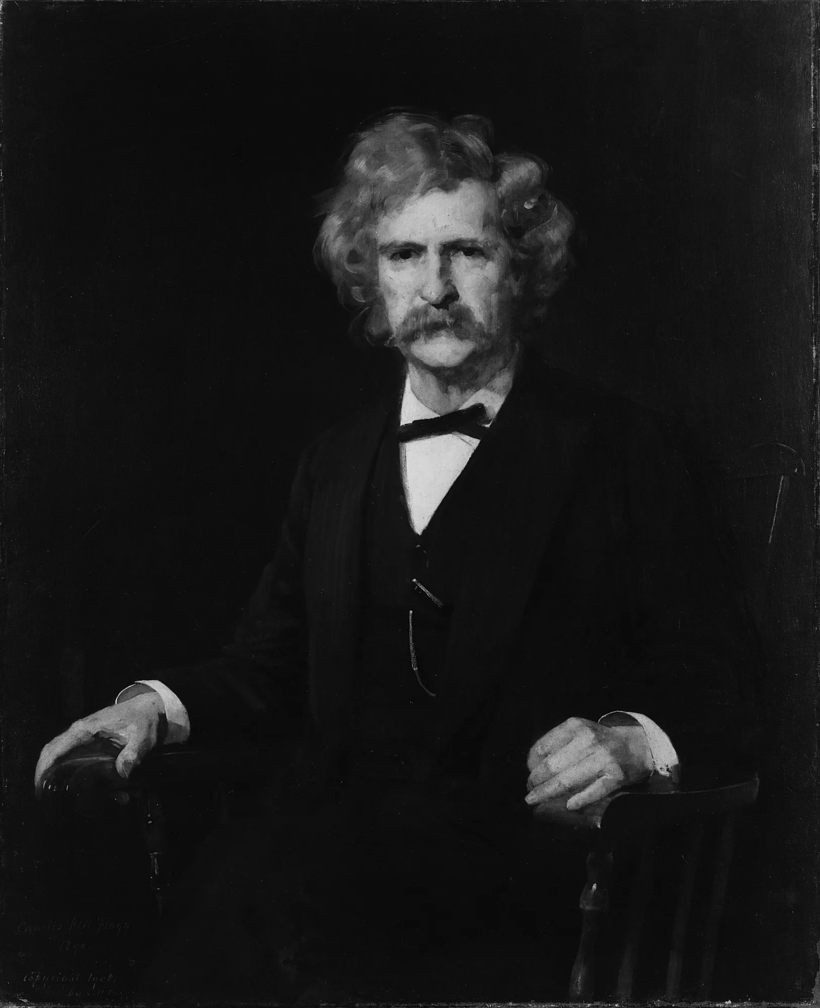 Charles Noel Flagg, Mark Twain, 1890, oil on canvas, The Metropolitan Museum of Art