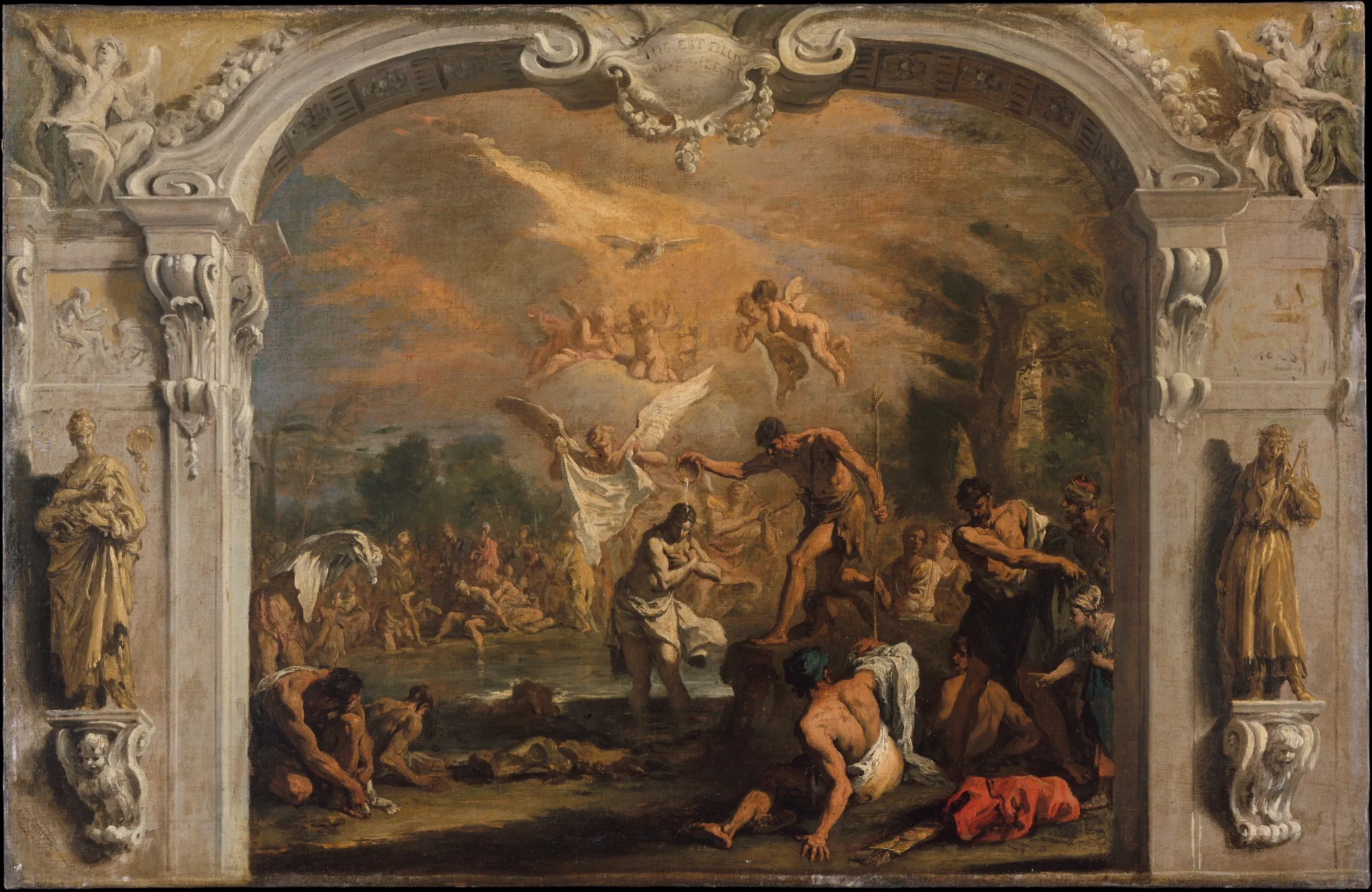 Sebastiano Ricci, The Baptism of Christ, around 1713 to 1714, oil on canvas. The Metropolitan Museum of Art. Whole schools of painting have moved in and out of favour while the pictures themselves stayed exactly as good.