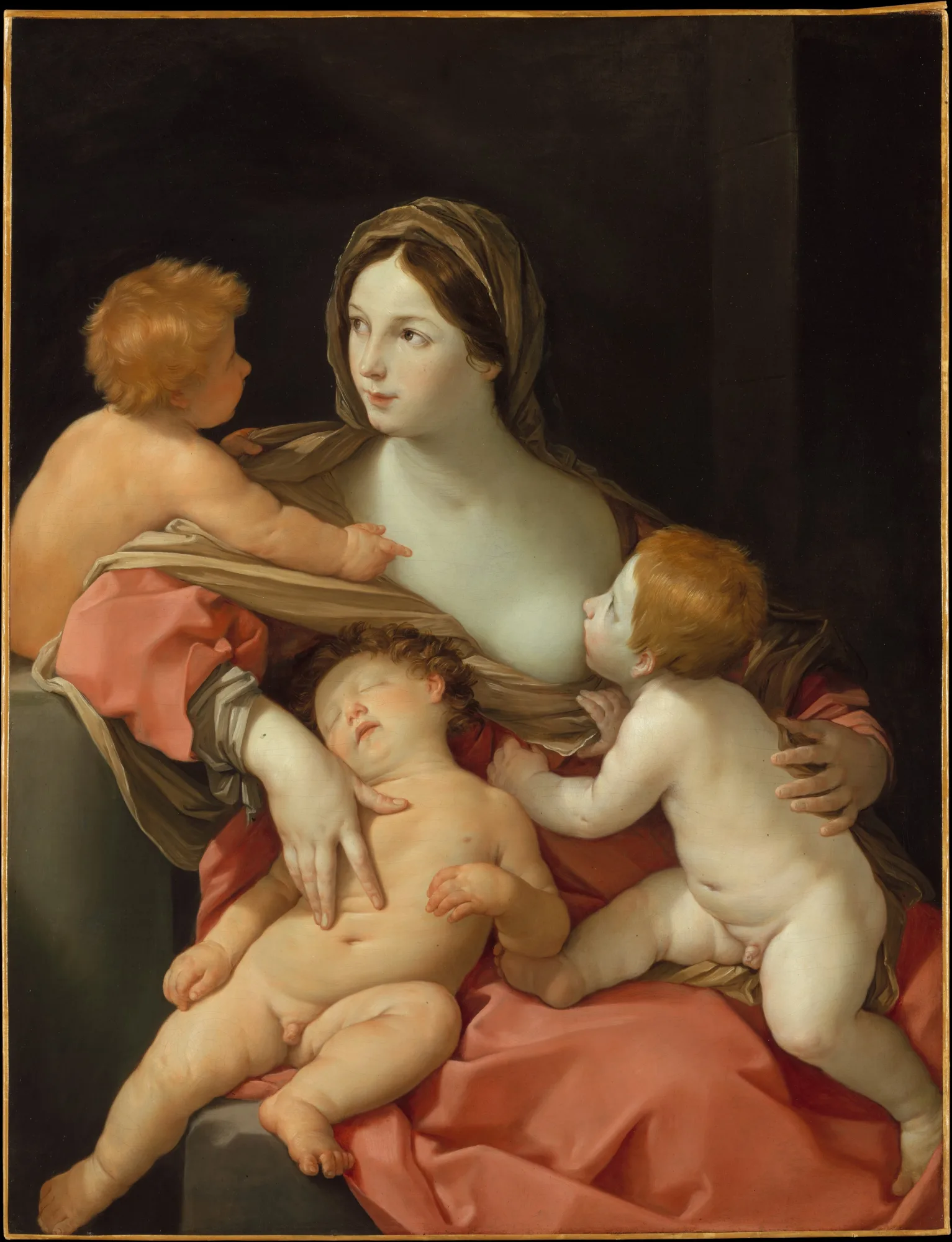 Guido Reni, Charity, around 1630, oil on canvas. The Metropolitan Museum of Art. Museum ownership is the strongest line any biography can carry, and it is also the easiest one for a buyer to verify.