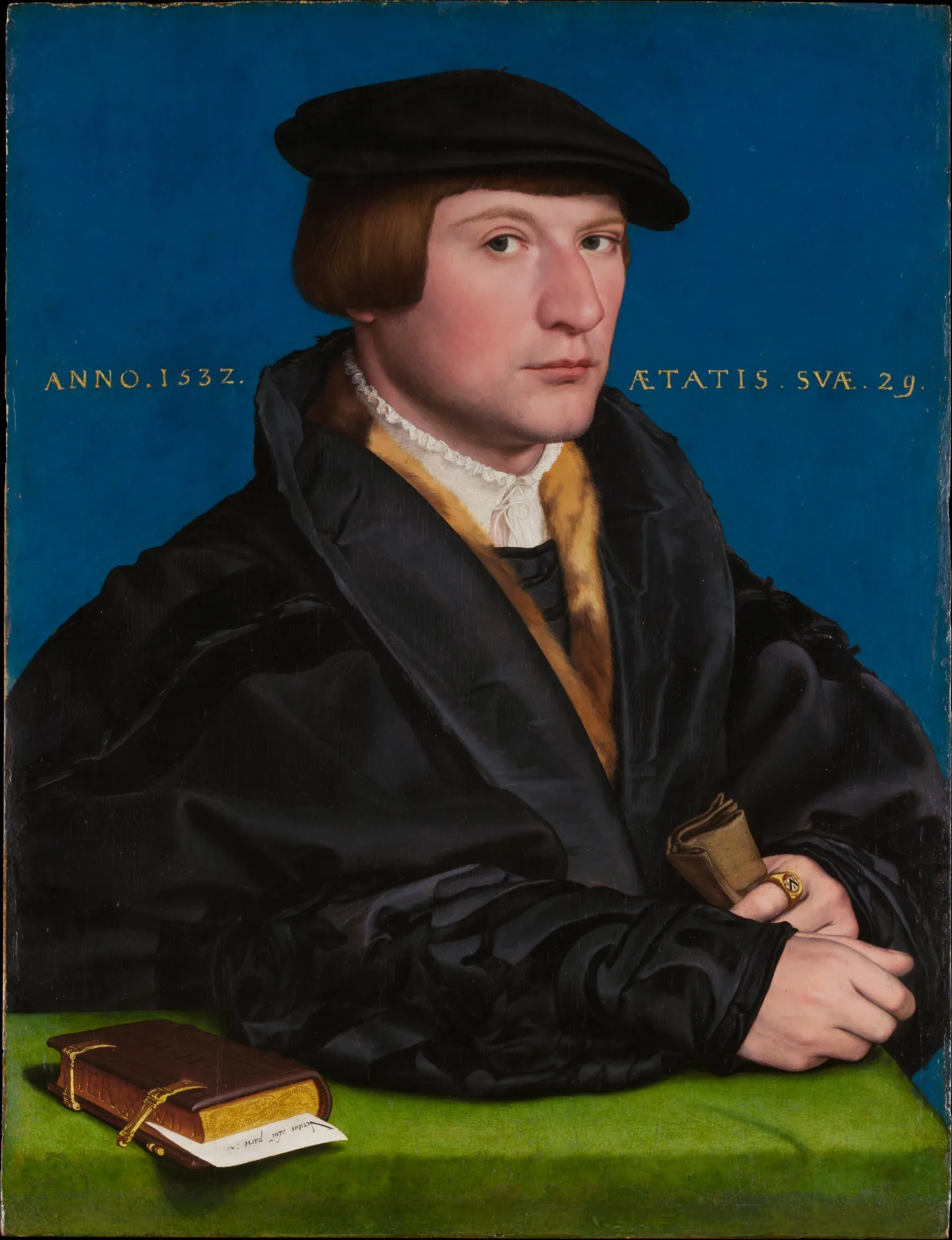 Hans Holbein the Younger, Hermann von Wedigh III, 1532, oil and gold on oak. The Metropolitan Museum of Art. Support and ground decide how a picture ages, and a studio is the only place to ask about them properly.