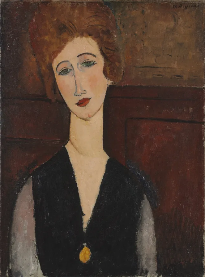 Portrait of Amedeo Modigliani, contemporary artist