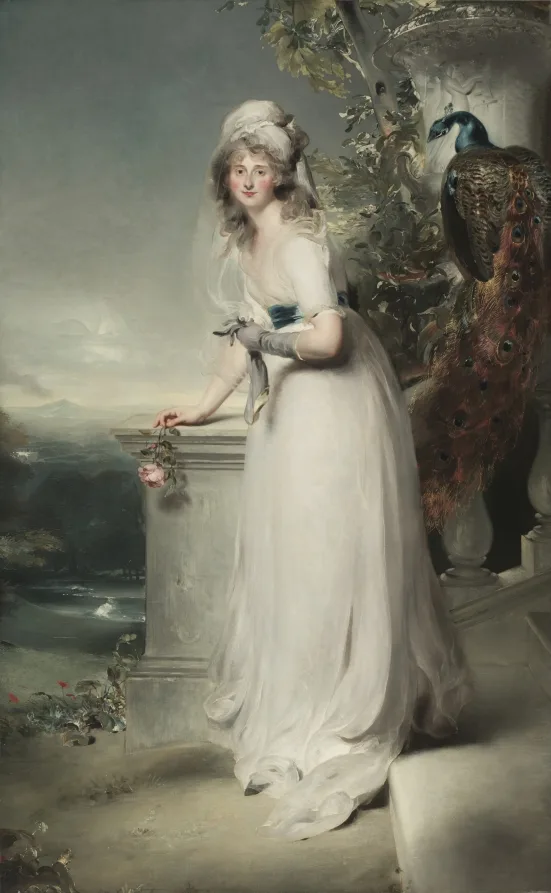 Thomas Lawrence, Portrait of Catherine Grey, Lady Manners, 1794, oil on canvas. Cleveland Museum of Art. An early full scale success, painted two years after his royal appointment.
